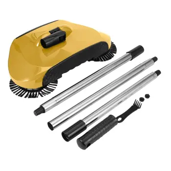 

Handheld Sweeper Bundle Household Automatic Hand Push Sweeper Broom Professional Vacuum Cleaner Sweeping Robot 3in1 Floor Brush