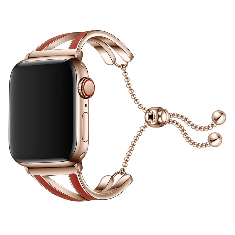 D Взрослый модный браслет, ремешок для apple watch, версии 4321 сменный ремешок для apple для наручных часов iwatch, 44/42/40/38 женского - Цвет: D