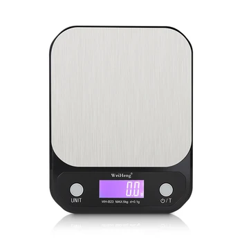 

1pcs 10kg/1g 3kg/0.1g 5kg/0.1g Portable Digital Scale LED Electronic Scales Postal Food Balance Measuring Weight Kitchen Scale