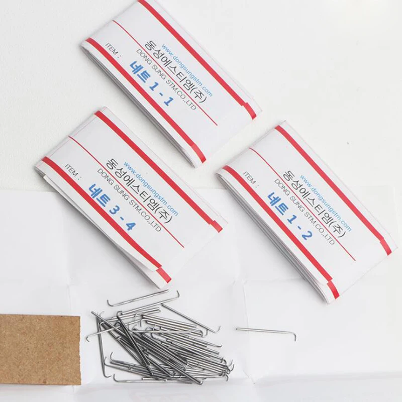 Korea Imported Weaving Ventilating Needles For net for Hand Made Wig Lightweight 50pcs/bag 1-1 1-2 2-3 3-4
