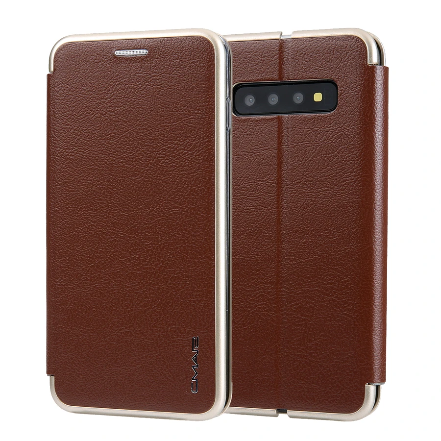 Роскошный кожаный флип-чехол для samsung Galaxy S10 S9 S8 Plus S10E 5G S7 Edge, слот для карт, чехол-кошелек для Galaxy Note 10 9 8 Plus