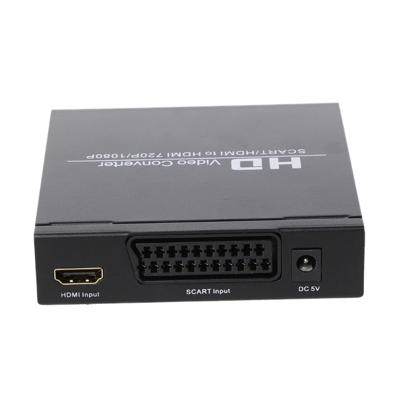 SCART+ HDMI в HDMI HD видео конвертер 720P 1080P 3,5 мм коаксиальный аудио выход M5TD
