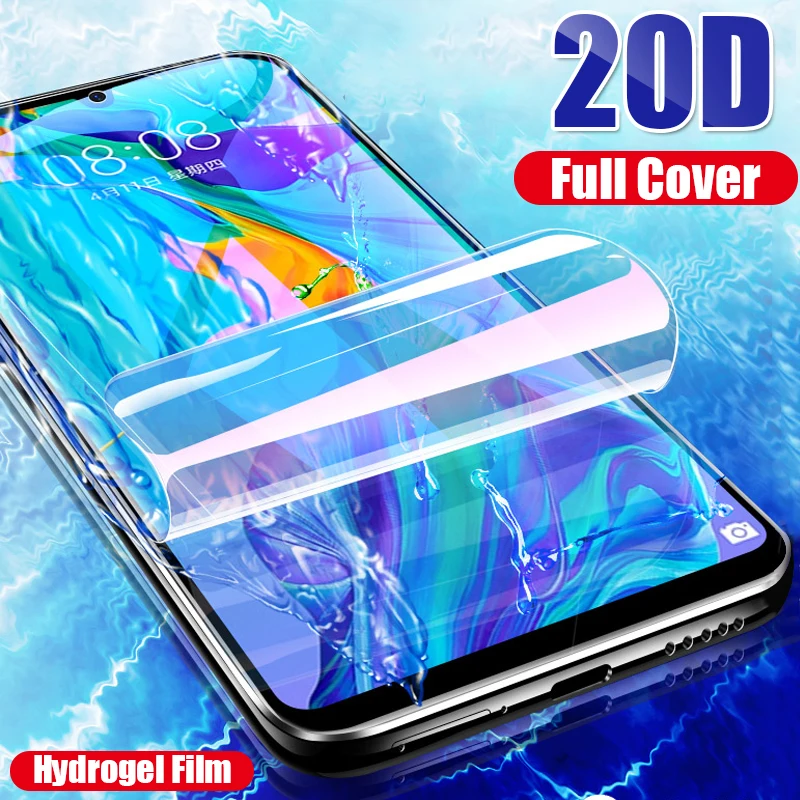 

20D Curved Soft Hydrogel Film On The For Huawei P30 Pro P20 Lite Full Protective Film For Huawei P10 Screen Protector No Glass