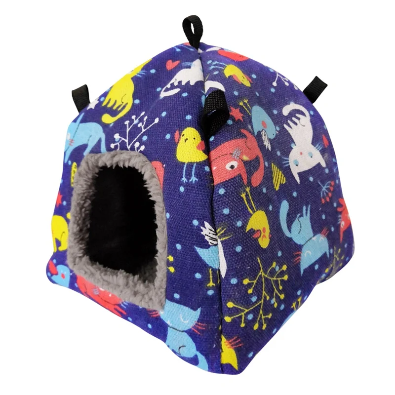 D Маленькая клетка для животных висящая домашняя зимняя теплая гамак подвесная кровать хомяк пещерные клетки товары для домашних животных - Цвет: D