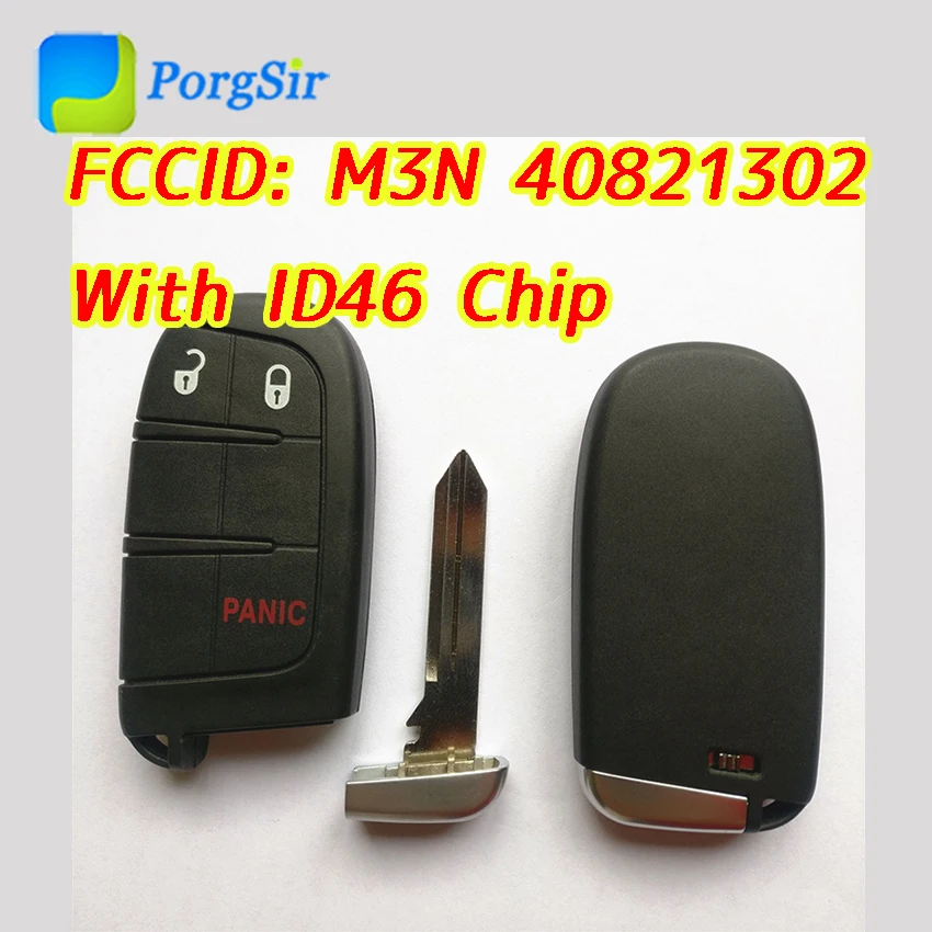 434 МГц 3 кнопки Smart Keyless Go пульт дистанционного управления для Dodge Journey Durango с PCF7953
