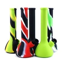 Narguilé en Silicone coloré de 22cm, Protection de la santé et de l'environnement, Tube de décoration en Silicone, Collection d'accessoires Shisha 