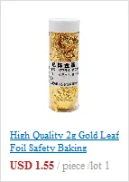 5g Edible Flash Glitter Golden Silver Powder For Decorating Food Cake Biscuit Baking Supply