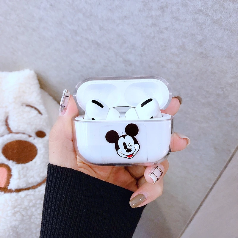 Роскошный уличный чехол с bluetooth-гарнитурой для Airpods pro 3 2 1 прозрачные аксессуары для наушников Мягкий чехол из ТПУ белая сумка - Цвет: AirPods Pro 3
