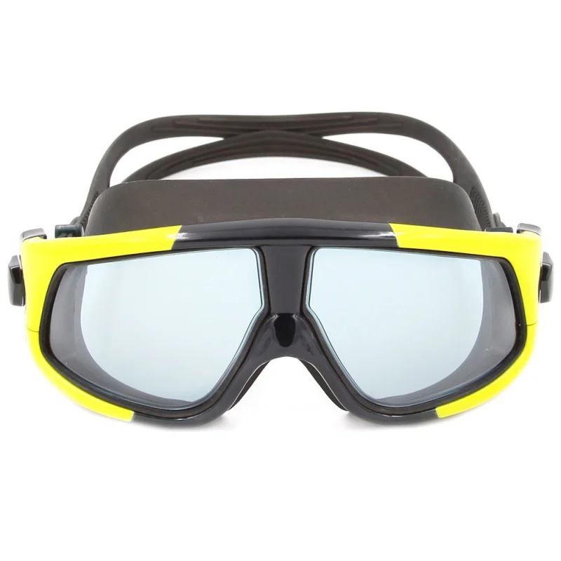 Unisex Swimming Goggles Waterproof Anti-fog Large-frame Protective Swimming 