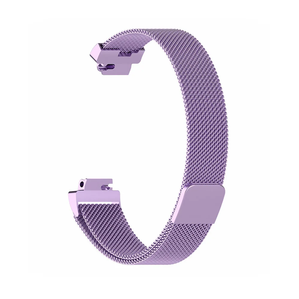 Lavender For Fitbit Inspire HR / ace2 Band Replacement Milanese Loop Magnetic Stainless Steel Strap Bracelet Betl for Fitbit Inspire - Цвет ремешка: Lavender