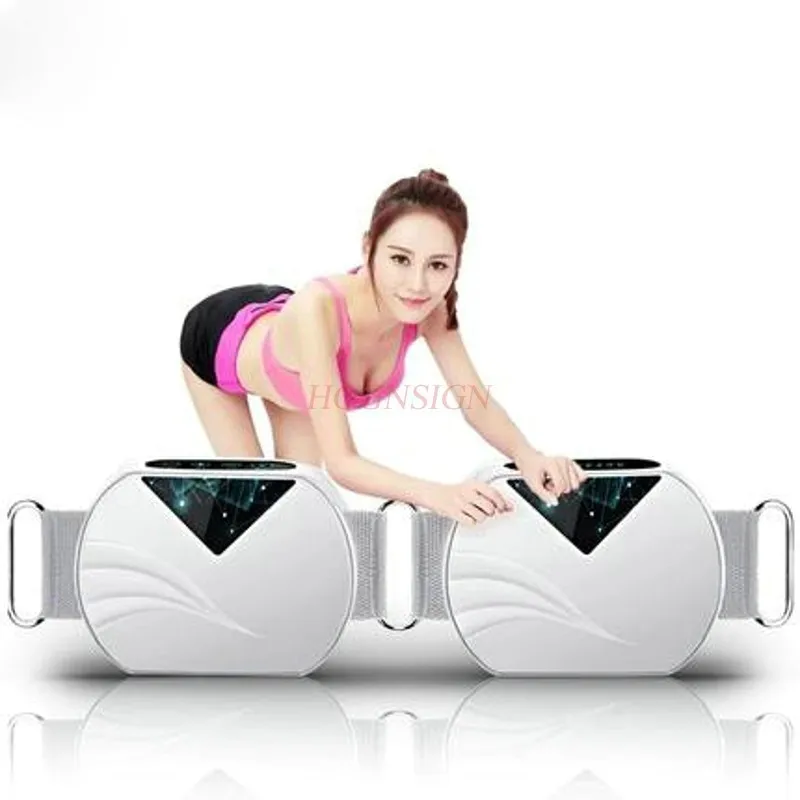 Electric Rouge Belt Slimming Machine Weight Loss Instrument Lazy Shake Equipment Sports Vibration Body Fat Reducer Burning fat throwing machine standing lazy shaking machine shaking belt wireless remote control lazy fitness machine meat vibration