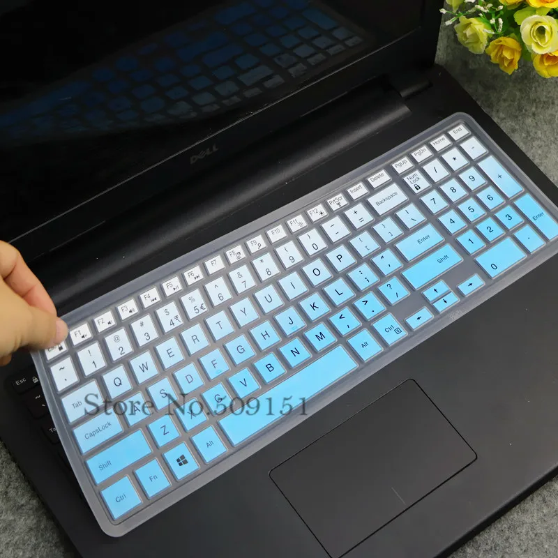 GradualBlue Для Dell Inspiron 15 3000 3576 i3541 i3542 i3543 i3551 i3552 i3558 i3559 i3565 i3567 i3568 i3576 15,6 дюймов Обложка клавиатуры для ноутбука - Цвет: GradualBlue