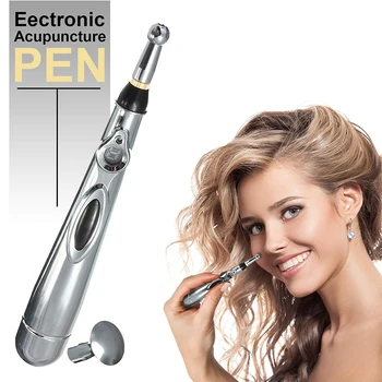 

2020 New Electronic Acupuncture Pen Electric Meridians Laser Therapy Heal Massage Pen Meridian Energy Pen Relief Pain Tools
