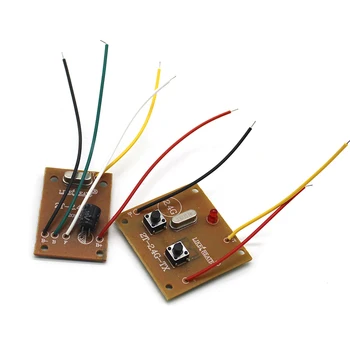 

1Set Toy RC Car Boat Model DIY Accessories 2.4G 2Channels Remote Control Board Kit 30m Distance Transmitter with Receiver Boards