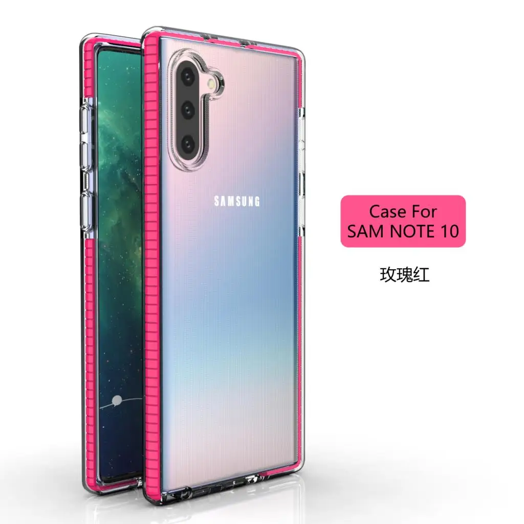 Прозрачный чехол для samsung Galaxy S8 S9 Lite S10 Plus Note 10 8 9 S10E A50 A70 A40 A10 A20E A30 A7 мягкий прозрачный противоударный чехол