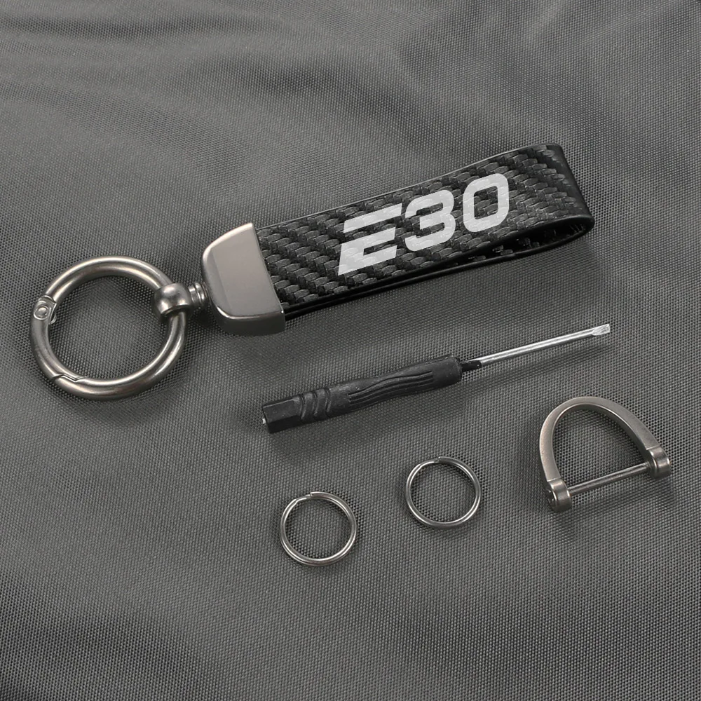 Car Key Chain 1PC Car Key Chain For BMW E46 E90 E60 E39 E36 E92 E87 E70 E91 E53 E30 E34 E83 E61 E28 E62 E93 Portable Keyring Decor Accessories
