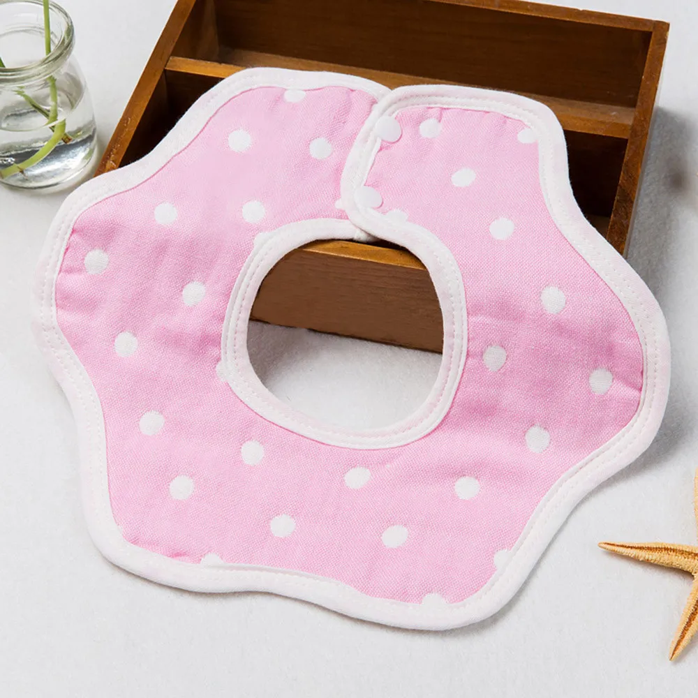 MUQGEW цветок Baby babador Petaling мягкий хлопок с принтом кормления NewbornBibs слюнявчик полотенце Многоразовые моющиеся CN8