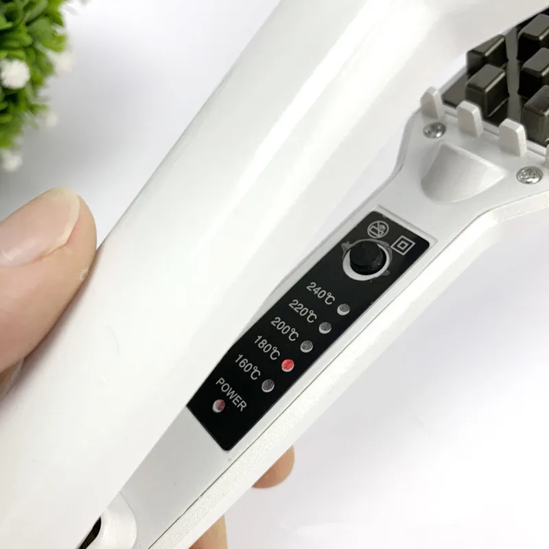Professional Volumizing Hair Iron Straightener Comb Increase Hair Volume Fluffy Hair Straightener Flat Irons Fluffy Corn Perm 5