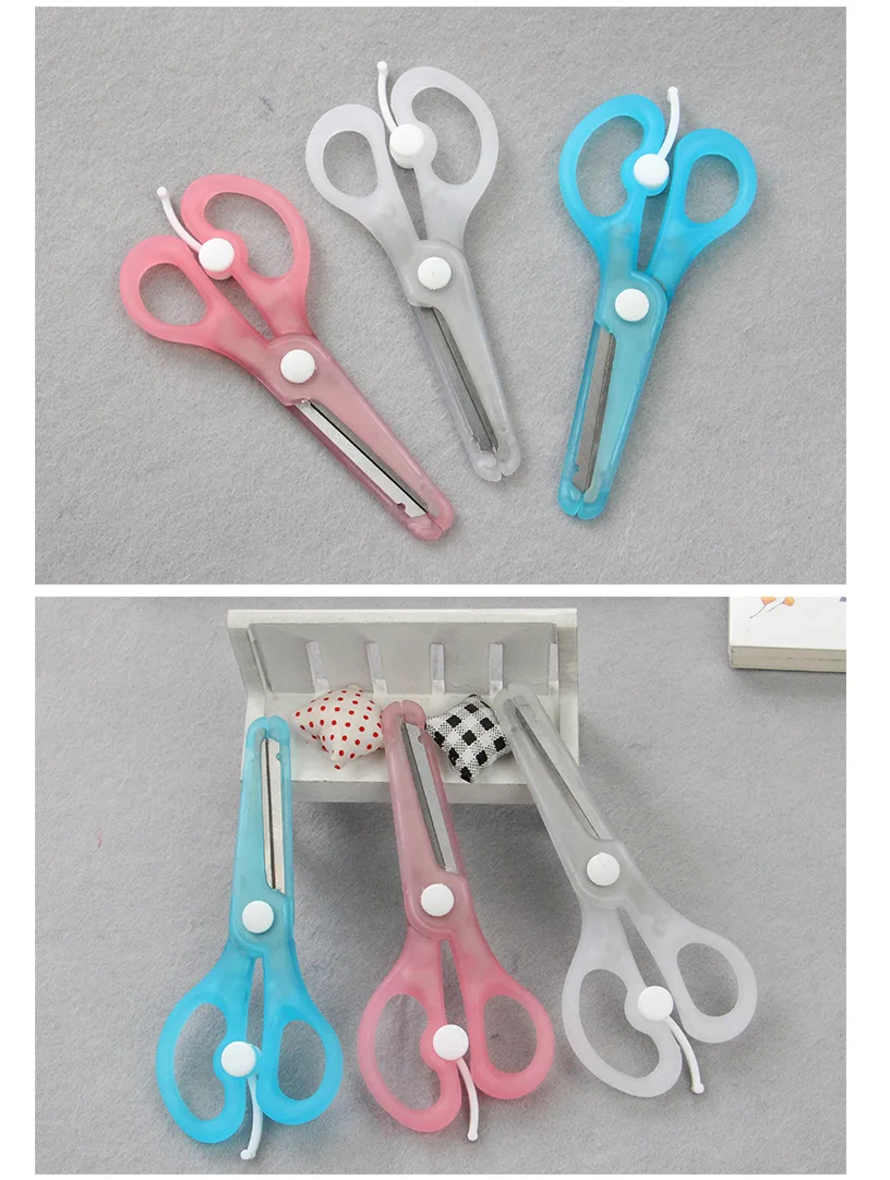 B102 Scissors for Students Children Handmade DIY Does Not Damage Hand Kindergarten Paper Cutting Knife Stainless Steel Art Cutti