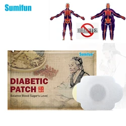 Sumifun 120 Pcs Diabetic Patch Medical Herbal Plaster Stabilizes K05101 Blood Sugar Level Reduce Glucose Content Balance Stick