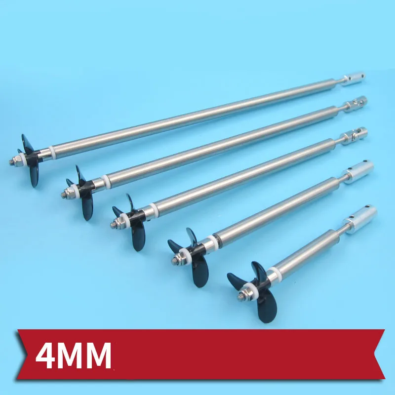 Conjunto De Eje De Acero Inoxidable 5 Mm Y Hélice 52 Mm Para Barcos RC – Incluye Cojinetes, Junta Universal Y Montaje, Ideal Para Barcos Cebadores Y Modelismo Naval