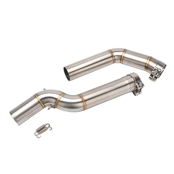 

Motorcycle Exhaust Middle Pipe Connect Pipe Muffler Escape Link Pipe Middle Section Adapter Pipe for HONDA CBR 1000 CBR1000 04-0