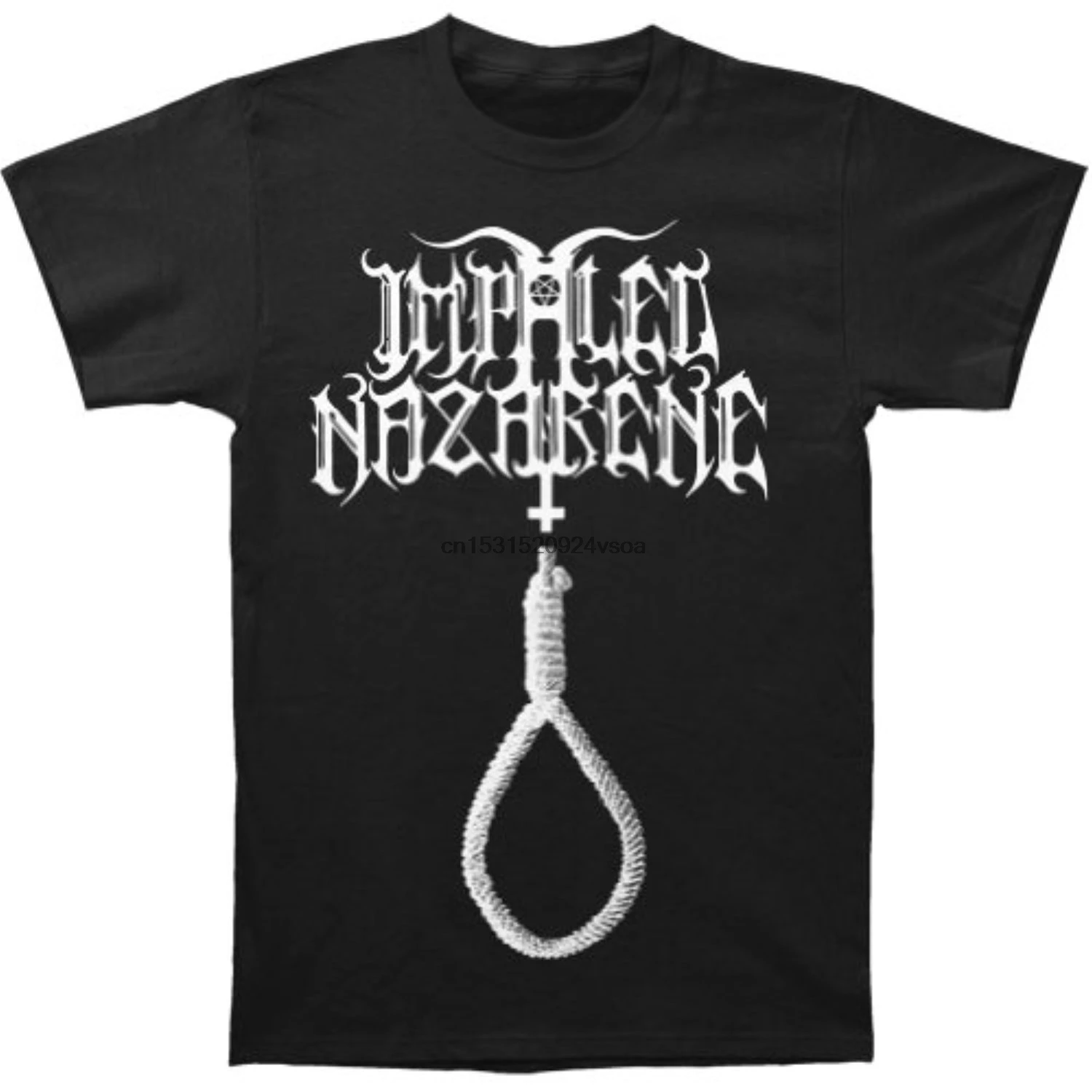 Impaled Nazarene Mens Liberate Yourself From Life T-shirt Black |