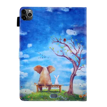 

Magnetic Tablet Case For iPad Pro 11 2020 2018 Case fashion Flower Painted Cover for Funda iPad Pro 11 2020 with Auto Sleep/Wake