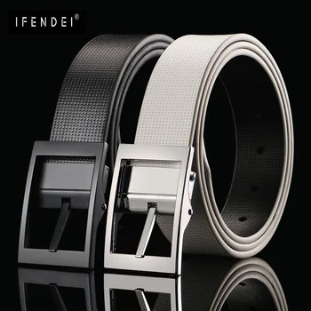 

IFENDEI 2020 Spring New Pin Buckle Belt Men Leather Fashion Casual Belt High Quality Leather Belt Luxury Men Belt