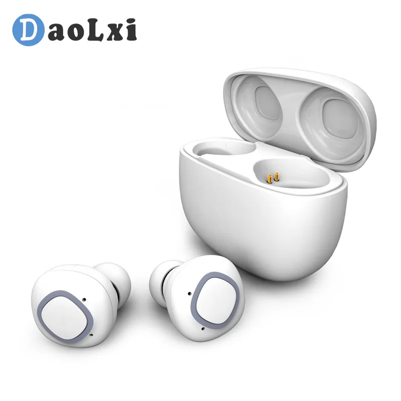 Беспроводные наушники DaoLxi Bluetooth 4 2 беспроводные с зарядным отсеком внешний