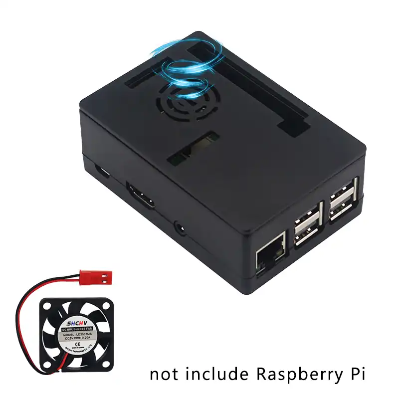 New!Pi Box ABS case for Raspberry Pi 3 Raspberry Pi 2 Model B 2pcs pure aluminum heat sink,Black Raspberry Pi 3!! 