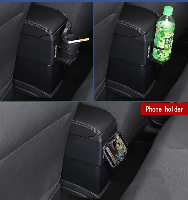 For Hyundai I10 Armrest Box Car Accessories Interior Storage Box Original  Armrest Chargeable Usb - Armrests - AliExpress