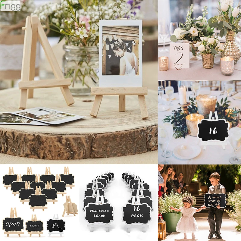 Mr Mrsの結婚式の木の表示イーゼル結婚式の装飾記念日の婚約愛の装飾絵画ポスターフレームイベント用品 パーティー用自作デコレーション Aliexpress
