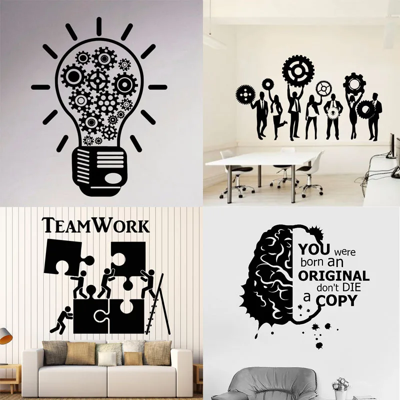 Vinyl Wall Decal Soft Skills Teamwork Leadership Communication Sticker —  Wallstickers4you