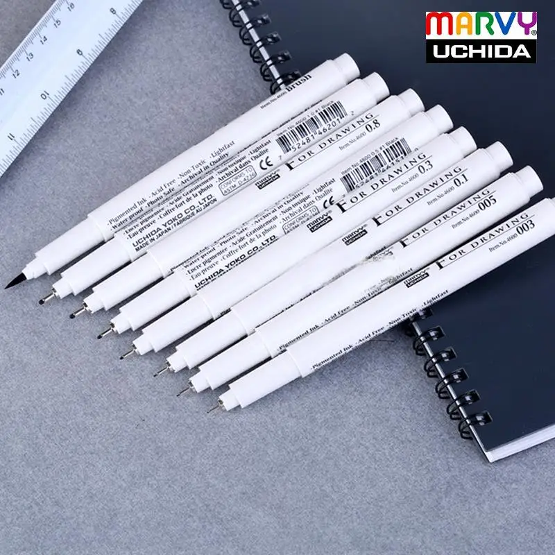 Подводка для скетчей/Кисть 0 03 мм/0 05 1 3/0 5/0 8 мм водостойкая ручка рисования Gundam