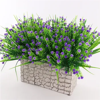 

6pcs Global Artificial Flowers Gypsophila Babysbreath Fake Water Plants Bouquet Arrangement Wedding Home Garden Party Decoration