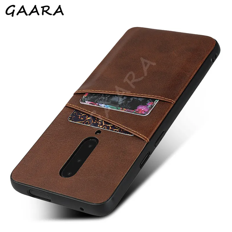 

Leather Case for Oneplus 5 5T 7 Pro Case Luxury Back Cover Card Holder Wallet Mobile Phone Coque for Oneplus 6 6T Matte carcasa