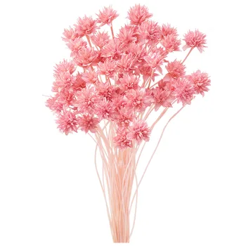 

50pcs Wedding decor small wax chrysanthemum immortal flower bouquets natural plants dying MIni flower bunch for home