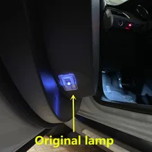 LED Car Door Logo Projector Lamp For Peugeot 508 408 1007 206 207 306 307 406 5008 607 806 807 RCZ Exper T3 Interior Accessories