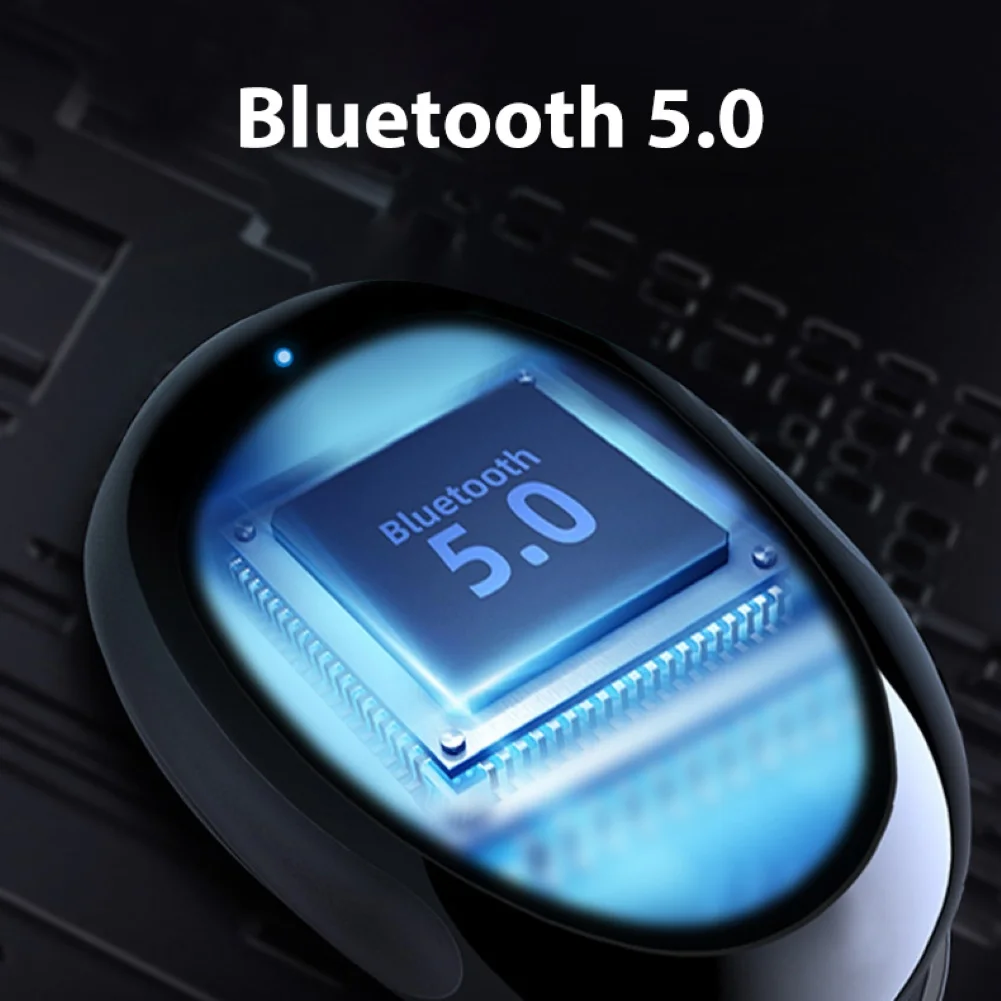 5 0 True Wireless Bluetooth Headphones Earbuds Touch Waterproof Sports Earpiece 3D Stereo Sound headsets with Charging Box 