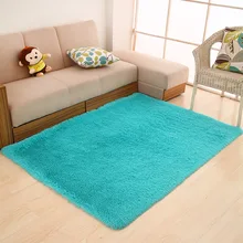 Zeegle Твердые лохматые большие ковры для гостиной, мягкие коврики для детской комнаты, Нескользящие коврики для ползания, прикроватные коврики для дивана