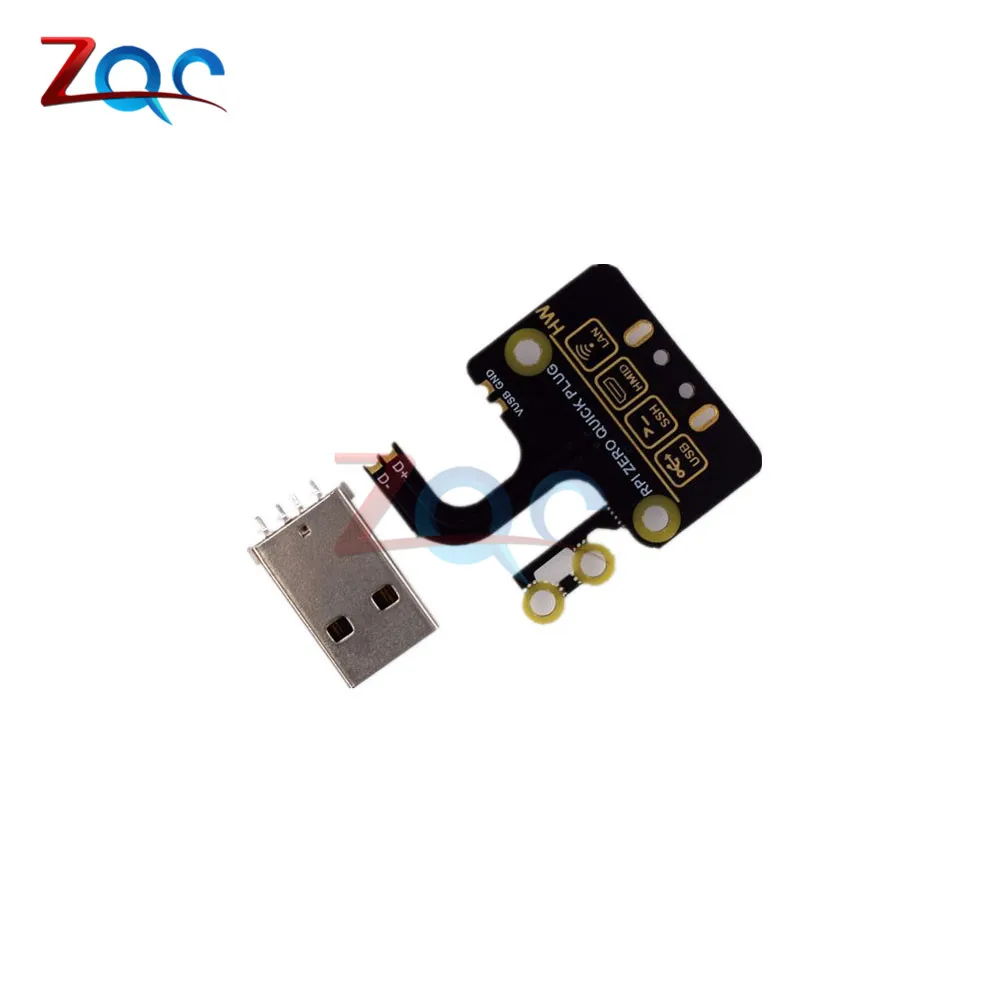 Raspberry Pi Zero W Micro USB для type A плата адаптера расширения источник питания|Детали и