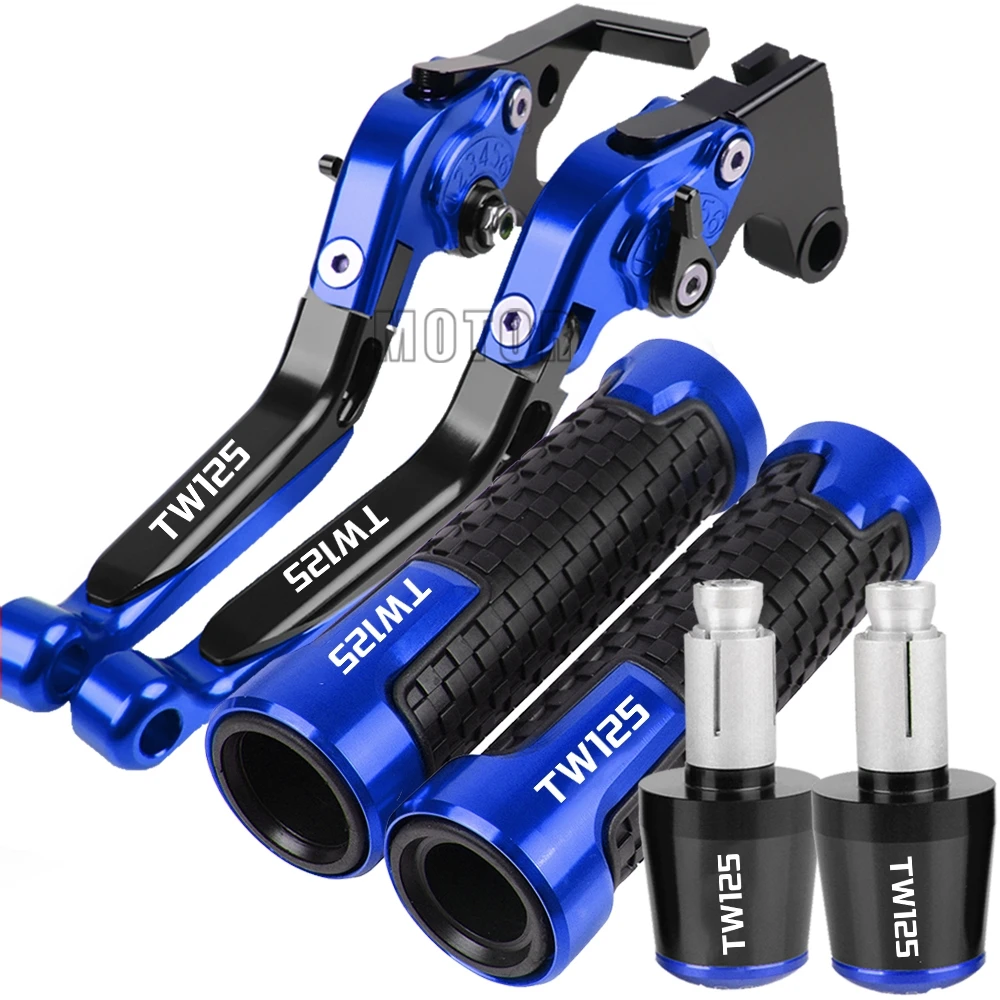 Motorcycle Brake Lever Clutch For YAMAHA TW125 TW 125 1999 2000 2001 2002 2003 2004 CNC Handle Adjustable Foldable Grips | Автомобили и