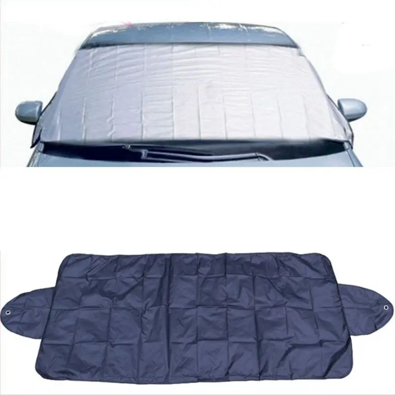 Крышка на лобовое стекло автомобиля солнцезащитный козырек с присоской защитный снег лед пыль мороз