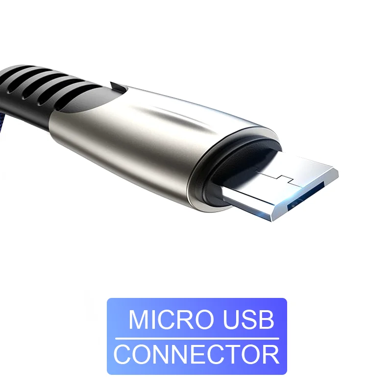 FOR MICRO USB Портативное зарядное устройство провод соединитель Android супер прочный быстрый заряд сплав 5A аксессуары для телефона зарядный кабель перезаряжаемый кабель - Цвет: FOR MICRO USB