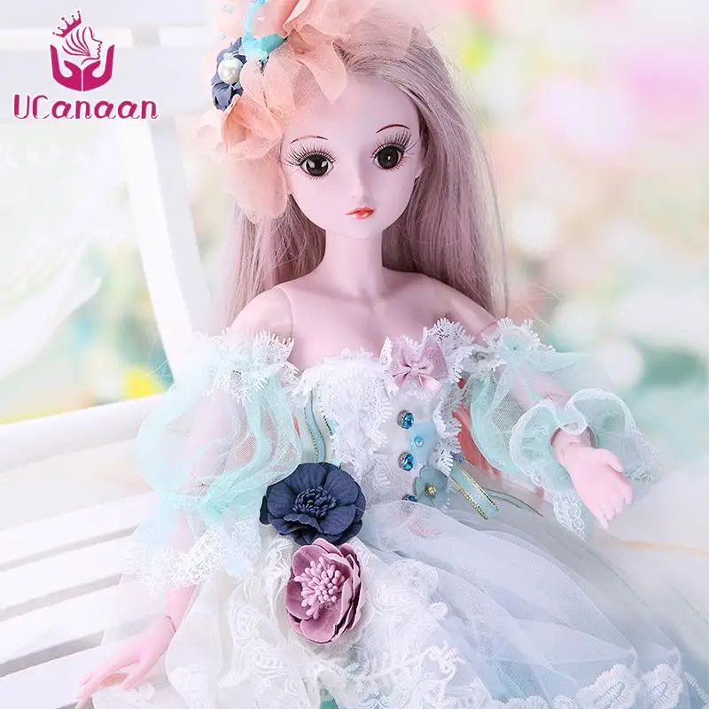 UCanaan 1/3 BJD кукла 60 см/23,6 ''Высота 19 шарнирные куклы(парик Обувь Одежда волосы глаза макияж) коллекция игрушек
