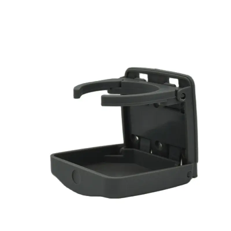 2 PCS Rv Folding Beverage Holder Caravan Tea Cup Gray Color Holder Sightseeing Bus Drink Holders Wagon Plastic Drinkware Bracket
