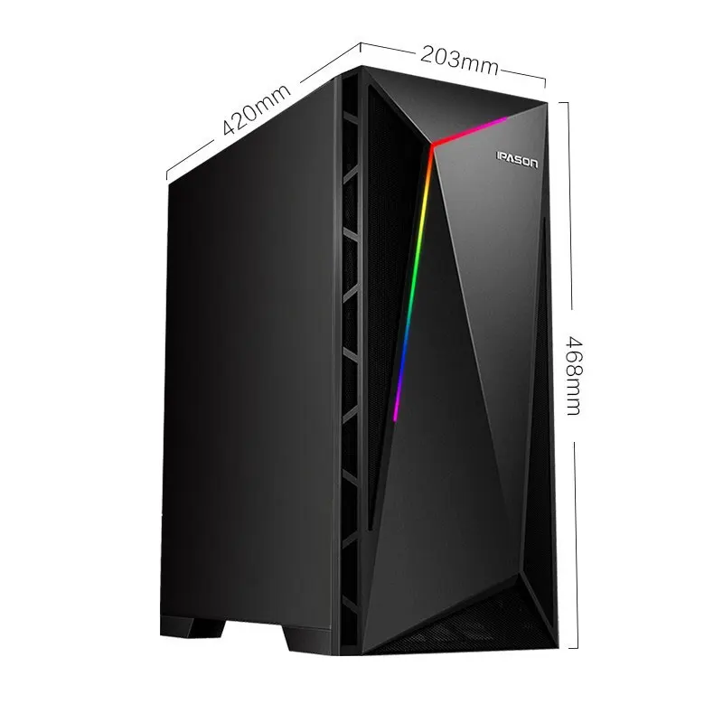 Игровой настольный компьютер IPASON VGAME AMD R5 2600 1050TI 4G Случайная Доставка/RX580 4G/RX560