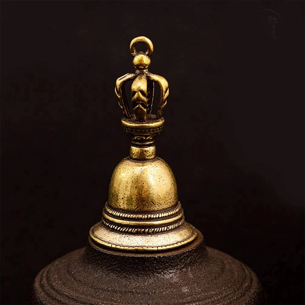 Brass Handicraft Magic Bell Wind Bell Keychain Pendant Home Decoration Antique, hand bell