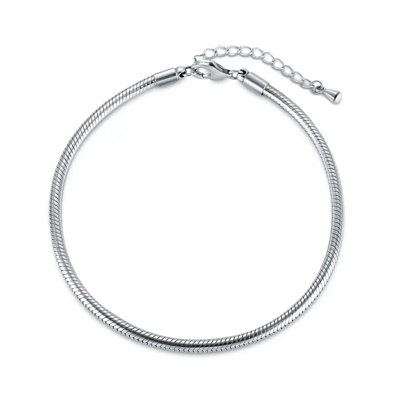silver bracelet DALARAN браслеты из стерлингового серебра 925 пробы, цепочка-змейка, Европейский бисер, подвеска-браслет для женщин, сделай сам, изготовление ювелирных изделий 17-20 см - Цвет камня: silver bracelet